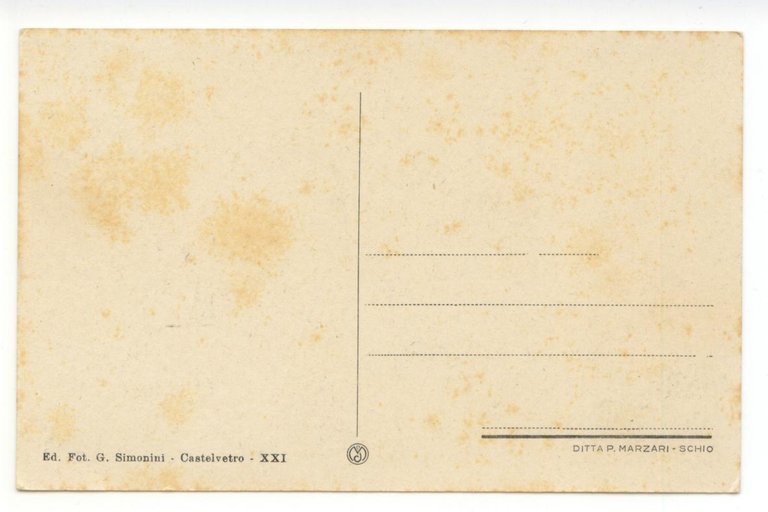 Cartolina Castelvetro Palazzo Comunale non viaggiata