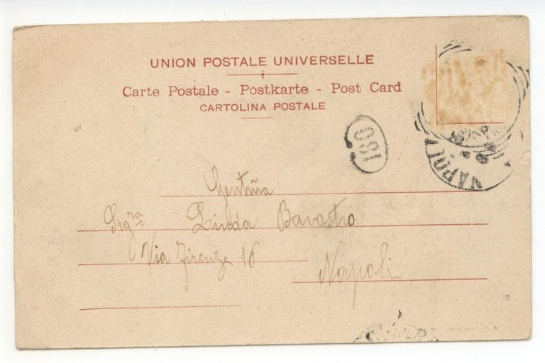 Cartolina Chiusi Viale Garibaldi e Fortezza 1908 viaggiata Siena