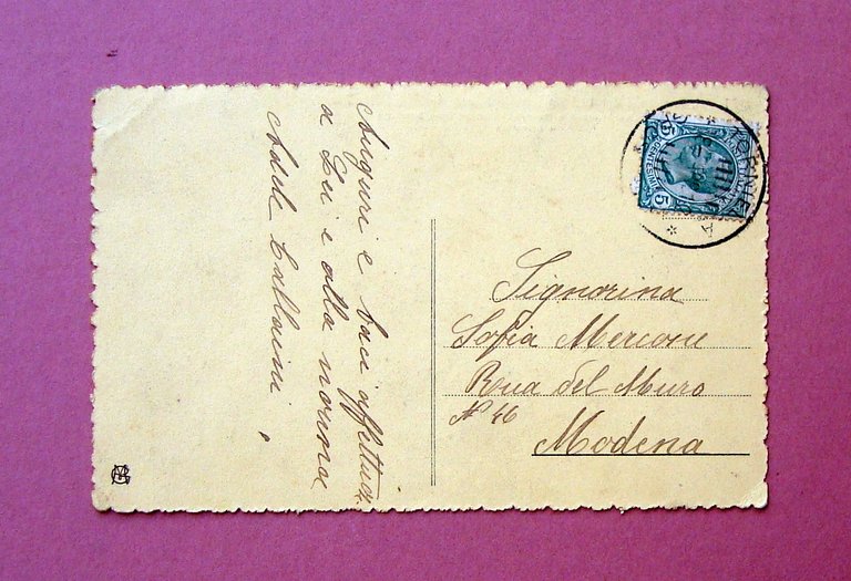 Cartolina Colonie Col. Pastorelli ferito 1912 Ottima viaggiata bella