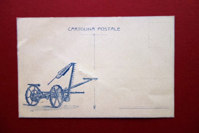Cartolina Colorni Milano Macchine Agricole e Industriali Ricordi Primo '900