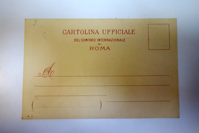 Cartolina Comité International Cartes Postales Commemoratives Anno Santo 1900