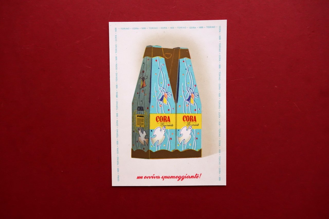 Cartolina Cora Asti Spumante Pubblicit‡ Primi Anni '60 Non Viaggiata …
