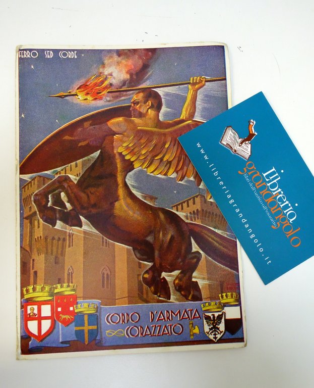 Cartolina Corpo d'Armata Corazzato divisione Po Trento Bartoli viaggiata 1939 | Immagine Gallery 1