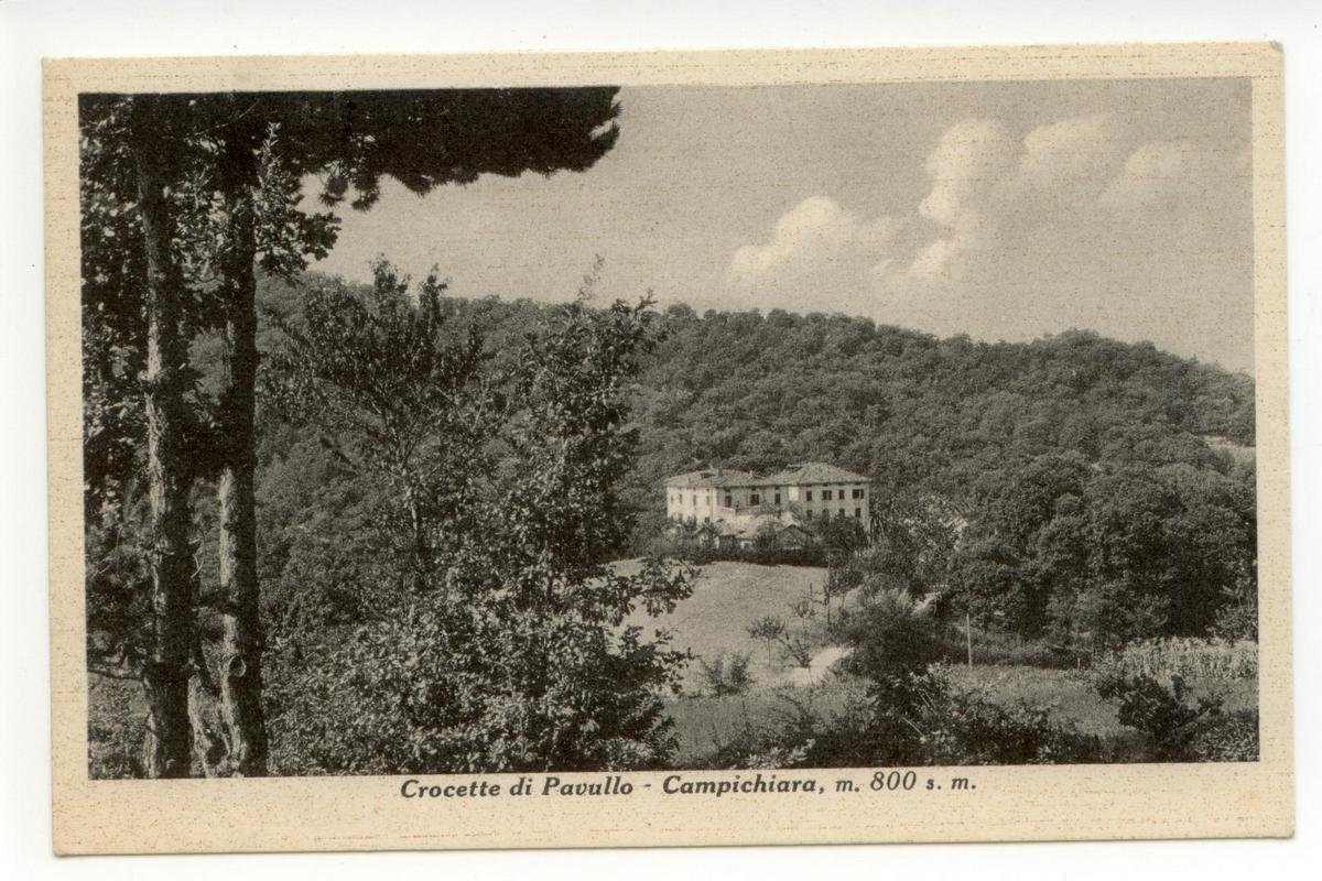 Cartolina Crocette di Pavullo Campichiara 1959 viaggiata Modena