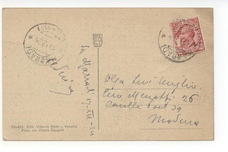 Cartolina Dintorni di Marradi Un Castagneto 1921 viaggiata Firenze | Immagine Gallery 2