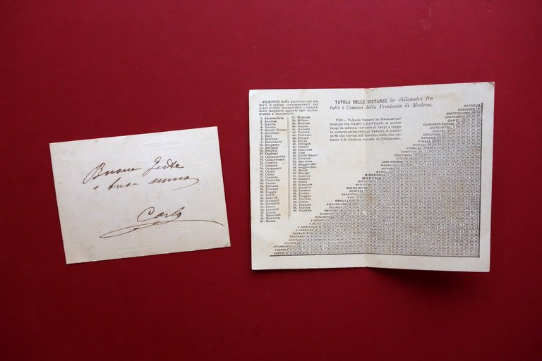 Cartolina e Cartoncino Pubblicitario Carlo Bossetti Modena Articoli Belle Arti | Immagine Gallery 2