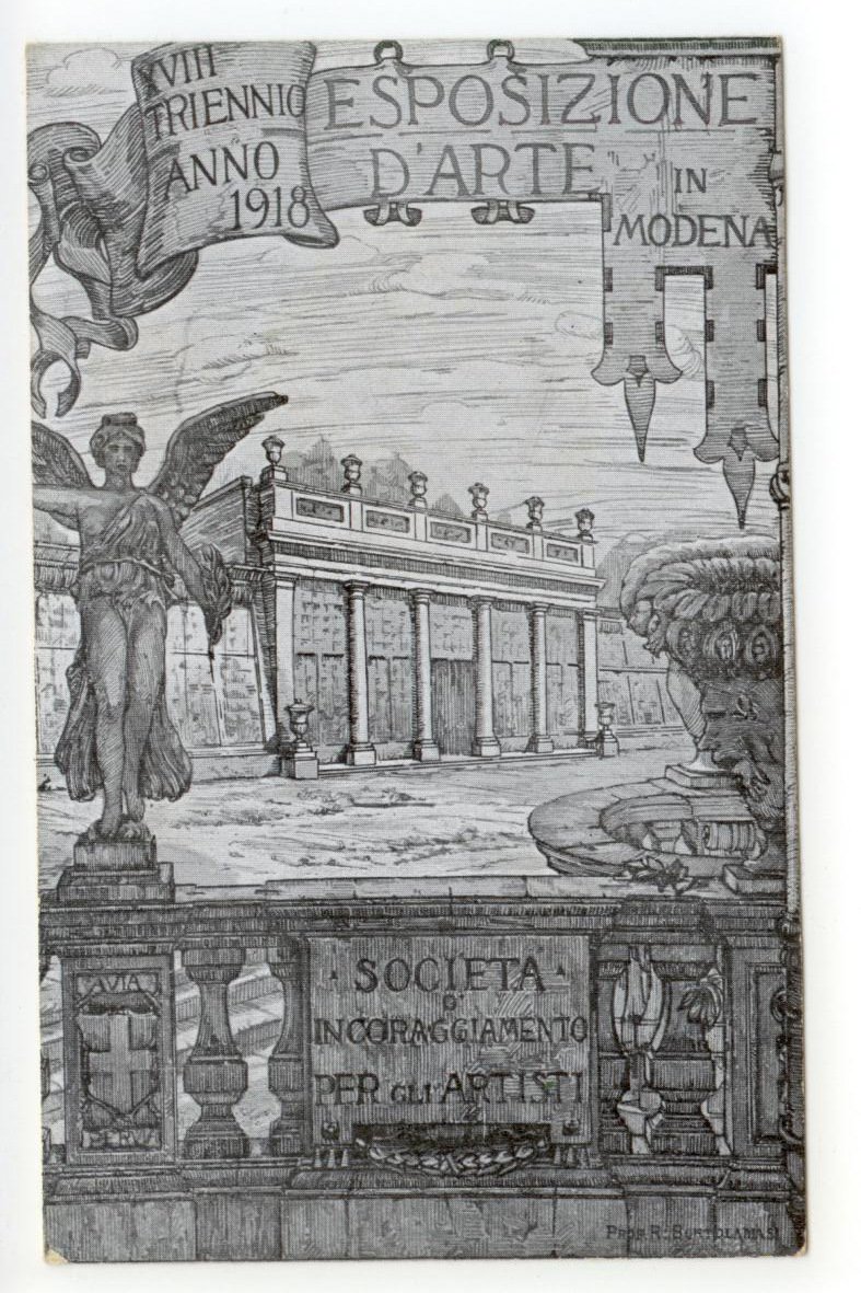 Cartolina Esposizione D'Arte in Modena XVIII Triennio Anno 1918 non … | Immagine principale