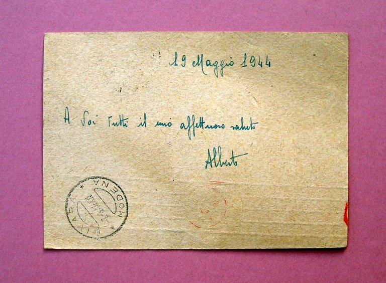 Cartolina Felpostkarte Posta da Campo 22/5/1944 censurata viaggiata ww2