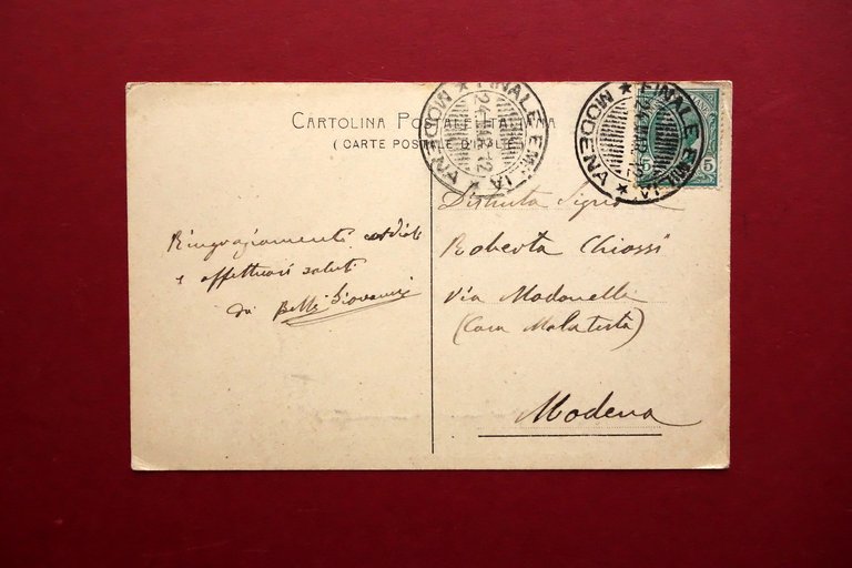 Cartolina Finale Emilia Prima Immissione del Panaro in Cavamento Viaggiata … | Immagine Gallery 2