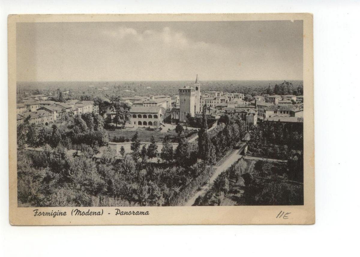 Cartolina Formigine Modena Panorama 1952 viaggiata