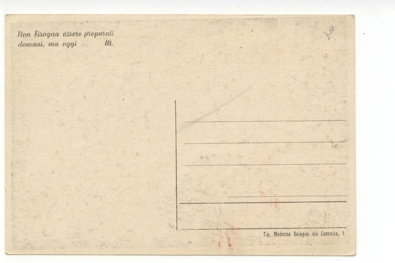 Cartolina Giornata dell' UNPA 4 Ottobre Bologna 1942 non viaggiata …
