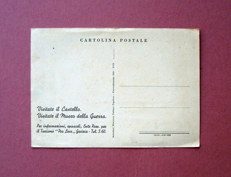 Cartolina Gorizia Festa Redenzione Agosto XVII non viaggiata | Immagine Gallery 2