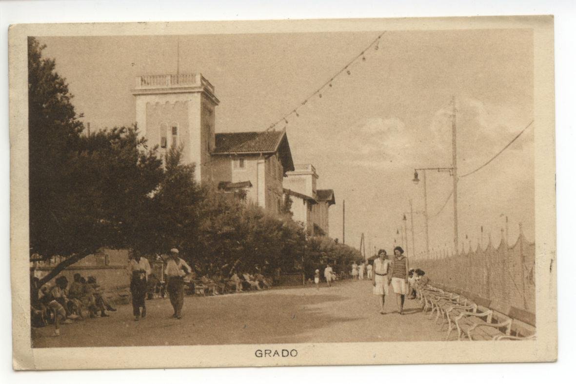 Cartolina Grado 1930 viaggiata Gorizia