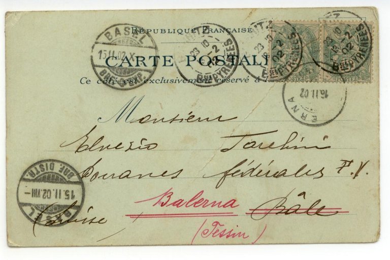 Cartolina Grand Casino Municipal de La Ville de Biarritz 1902 …