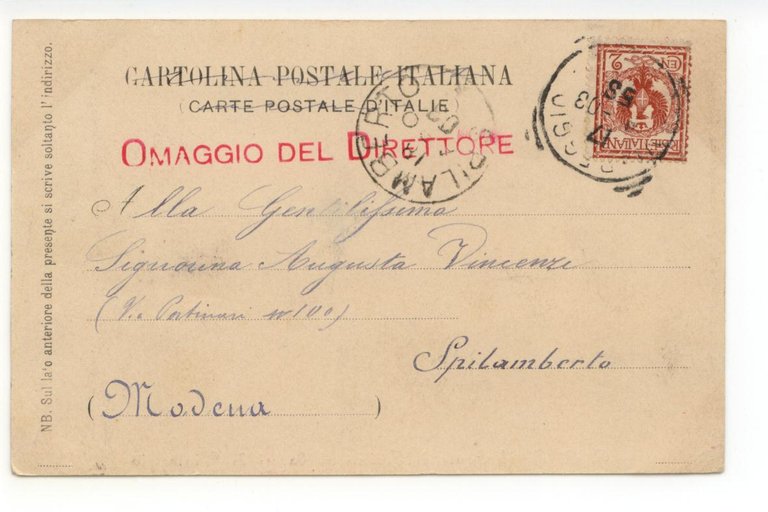 Cartolina Il Conte di Torino ai Bagni di Viareggio 1903 …