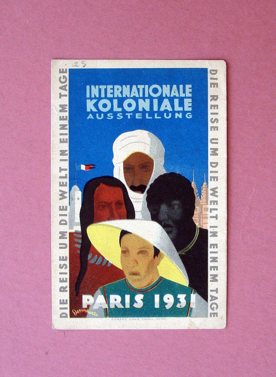 Cartolina Internationale Koloniale Ausstellung Paris 1931 non viaggiata | Immagine principale