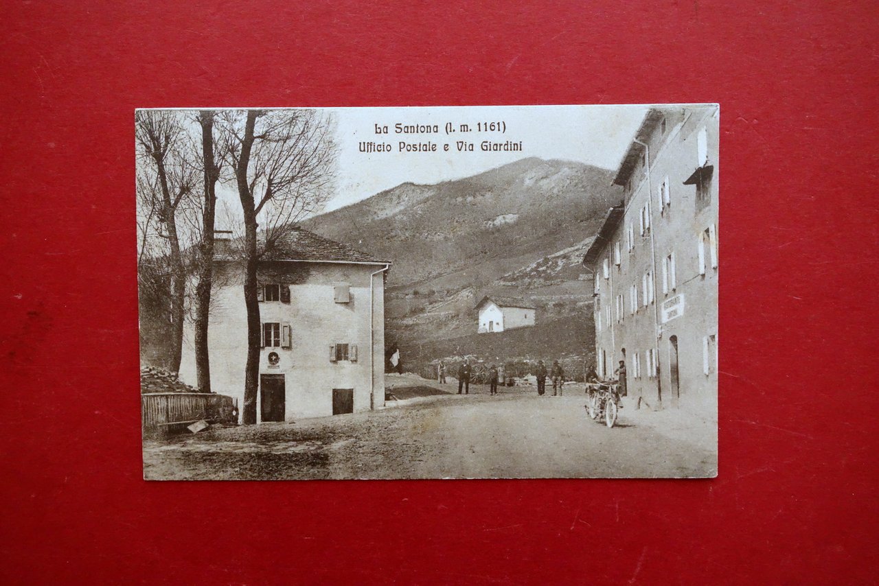 Cartolina La Santona Ufficio Postale e Via Giardini Modena Viaggiata … | Immagine principale