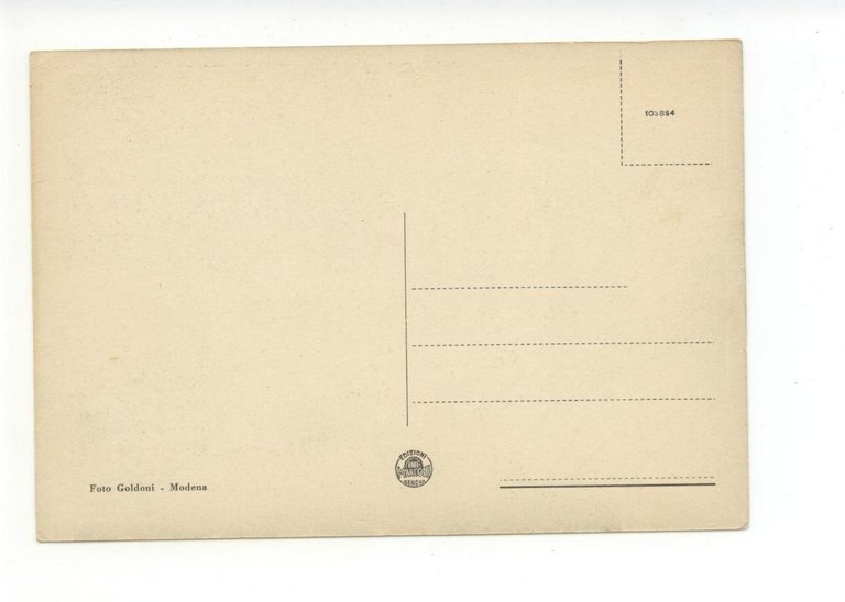 Cartolina Lago Modena non viaggiata