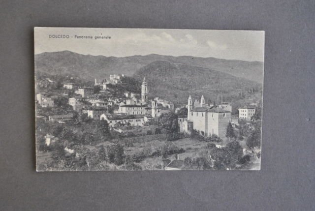 Cartolina Liguria Imperia Dolcedo Montagna Panorama 1943