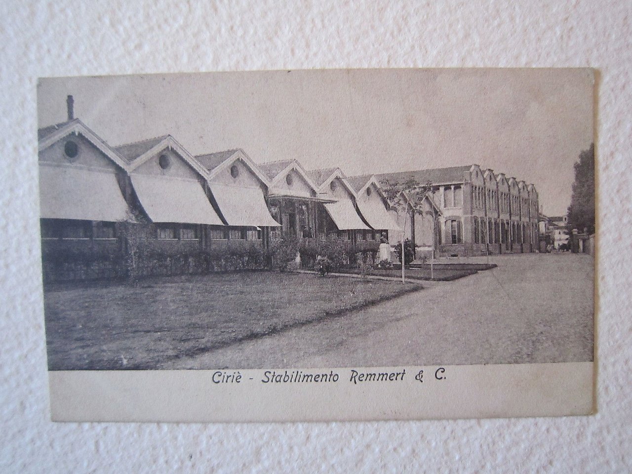 Cartolina Locale 1910 CiriË Stabilimento Remmert e C. Torino Piemonte