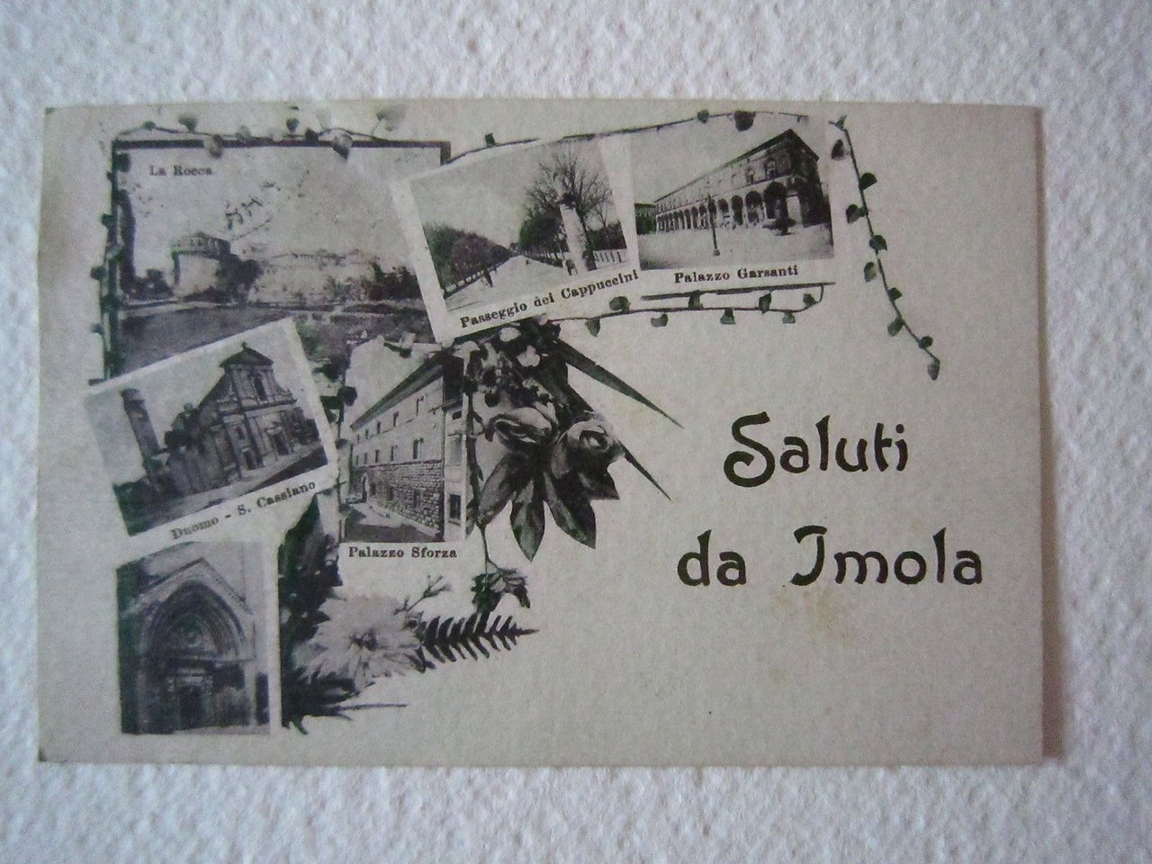 Cartolina Locale 1918 Emilia Romagna Bologna Imola La Rocca Palazzo … | Immagine principale