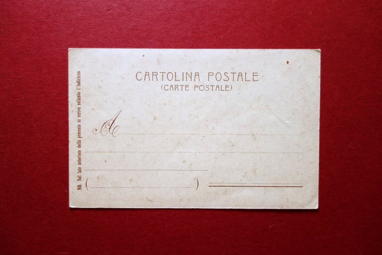Cartolina Lotteria Nazionale Napoli Verona 1901 A. Padovani Cambiavalute Modena | Immagine Gallery 2