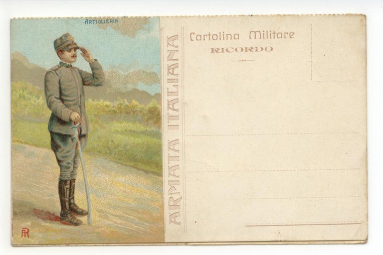 Cartolina Militare Ricordo Armata Italiana Ai Prodi E Valorosi scritta … | Immagine Gallery 1