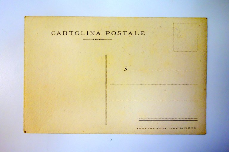 Cartolina Modena 24/5/1923 inaugurazione Parco Rimembranza non viaggiata Mundici