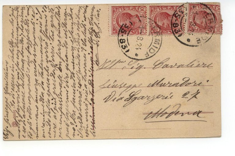 Cartolina Moglia di Sermide Festa di S. Luigi 1924 viaggiata … | Immagine Gallery 2