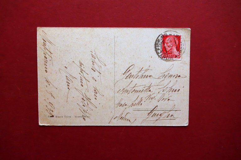 Cartolina Montefiorino Torre Medioevale Monumento ai Caduti Viaggiata 1935 | Immagine Gallery 2