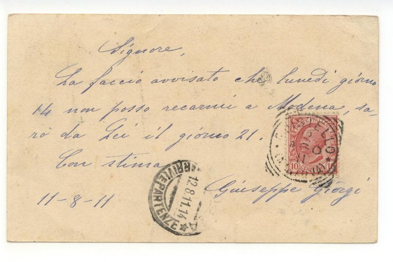 Cartolina Municipio di Verona Grande Fiera Cavalli 1911 viaggiata Miolato | Immagine Gallery 2