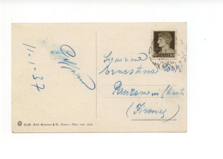 Cartolina Nervi Hotel Savoia viaggiata