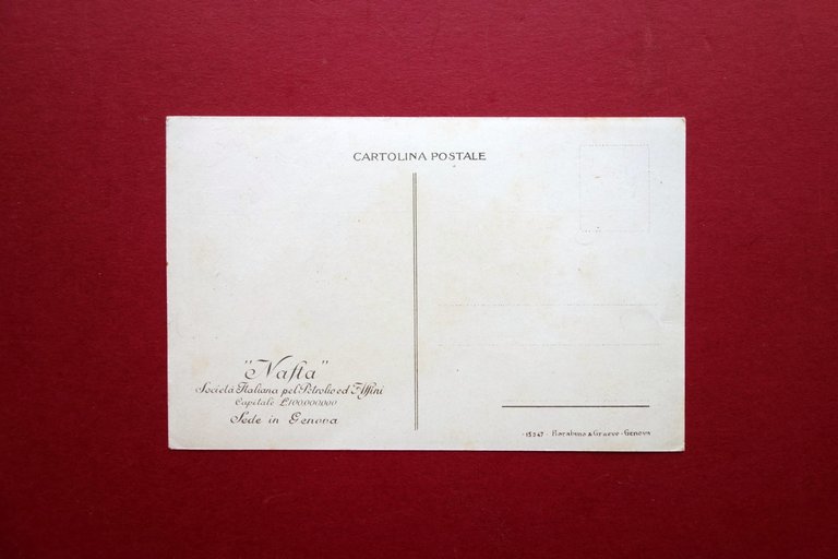 Cartolina Originale Benzina SHELL Nafta Barabino Genova Anni '20 Non … | Immagine Gallery 2