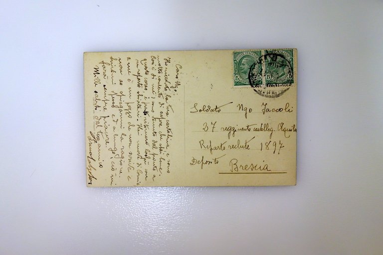 Cartolina Originale Sciatore Tricolore Esercito Viaggiata 1917 Grafica C. Maggi | Immagine Gallery 4