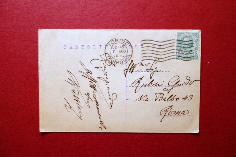 Cartolina Originale Una Bolla di Sapone Commedia Bersezio Purcheddu Viaggiata