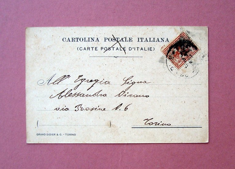 Cartolina Ospedale Militare Torino viaggiata | Immagine Gallery 2