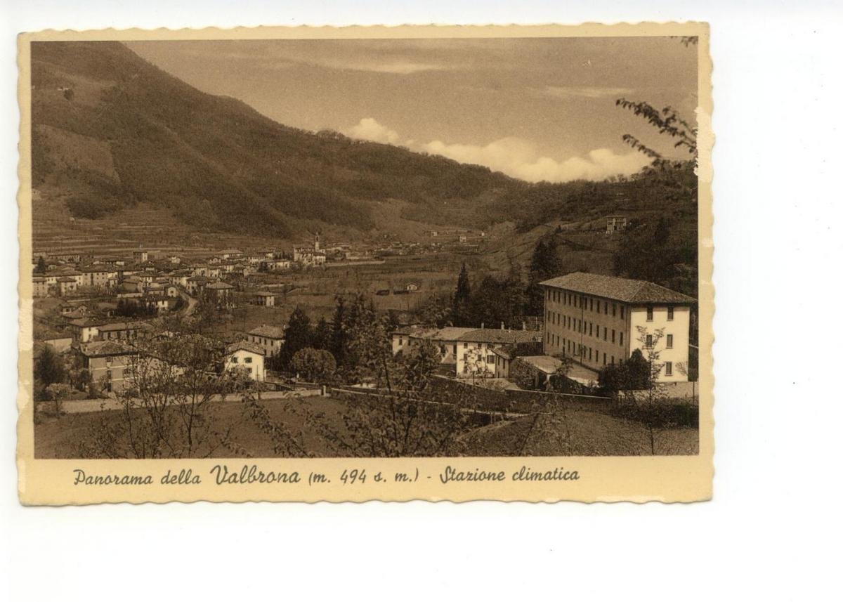 Cartolina Panorama della Valbrona Stazione Climatica non viaggiata Como