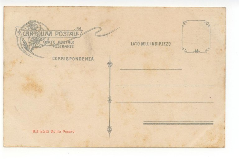 Cartolina Pesaro Barriera Rossini non viaggiata