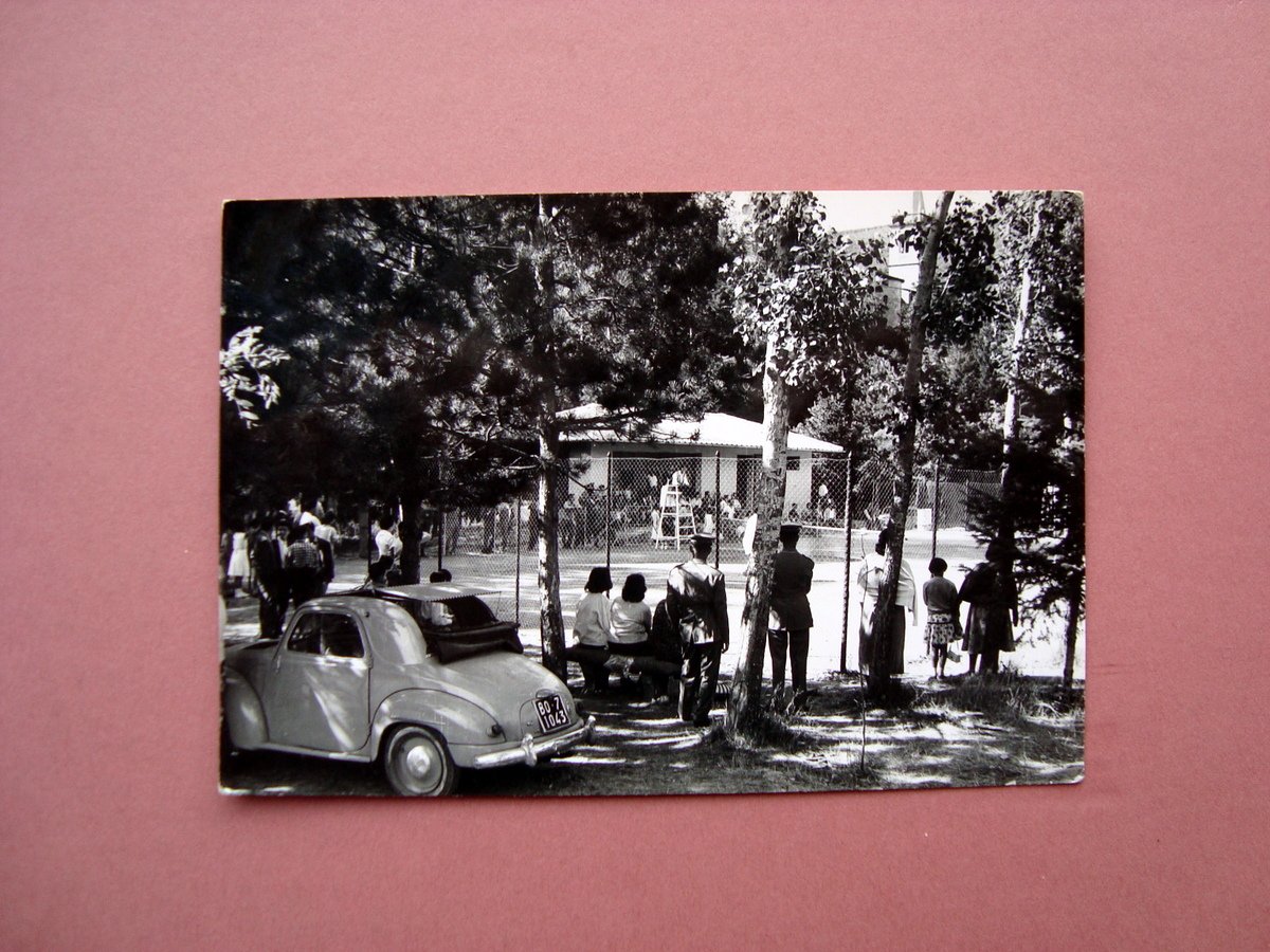 Cartolina Pievepelago Modena 1957 b/n animata viaggiata | Immagine principale