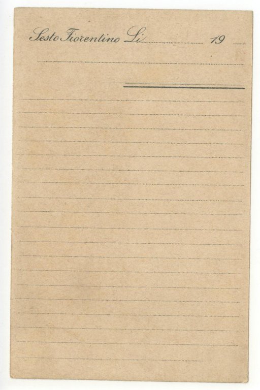 Cartolina Premiata Societ‡ Ceramica Colonnata Sesto Fiorentino non viaggiata