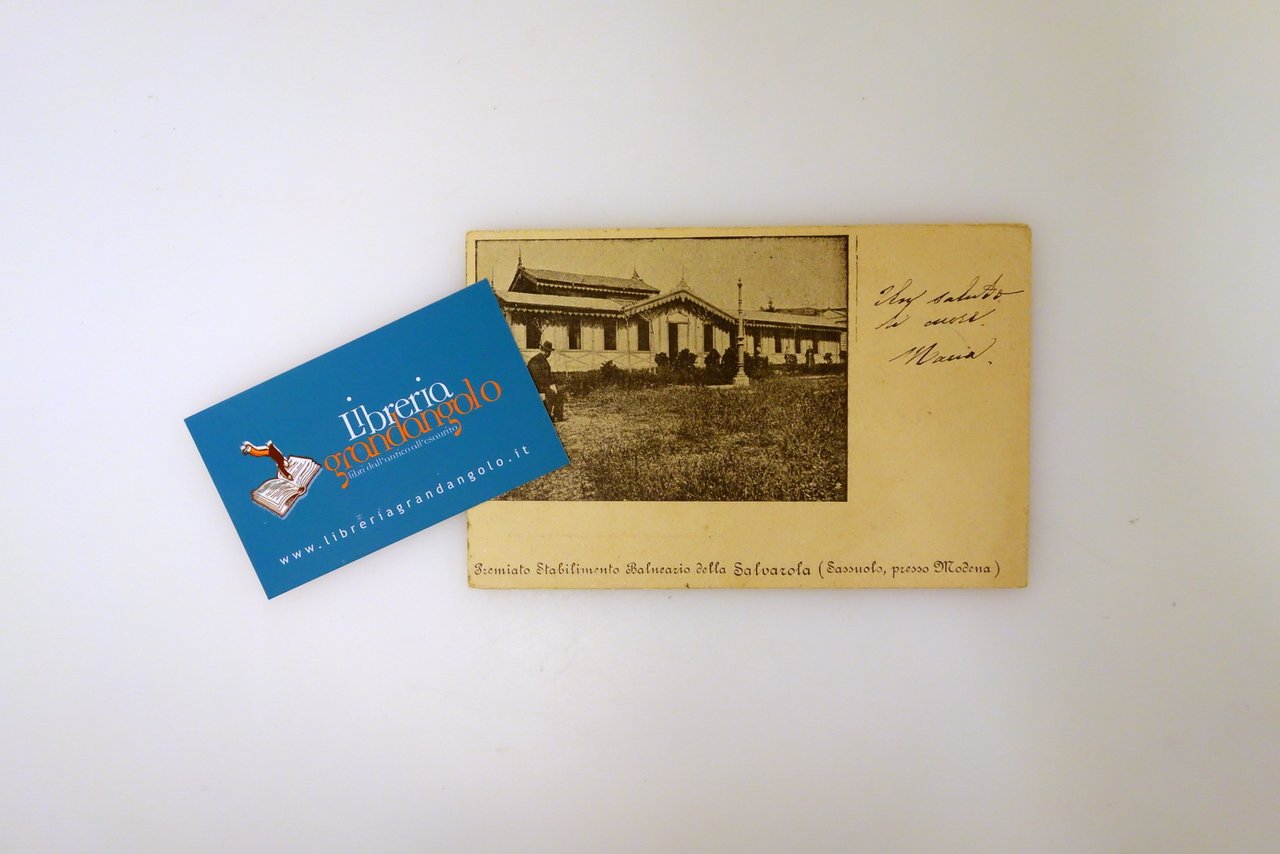 Cartolina Premiato Stabilimento Balneario Salvarola Terme Sassuolo 1901 Rara | Immagine principale