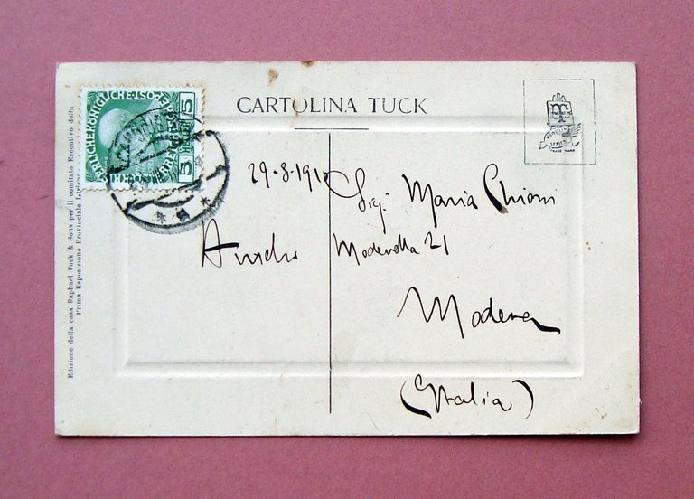 Cartolina Prima Esposizione Prov. Istriana Capodistria Arte Antica VG 1910