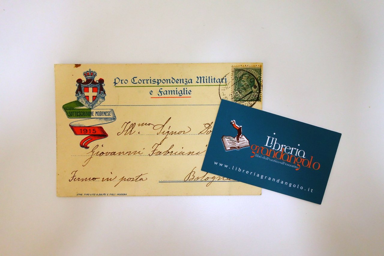 Cartolina Pro Corrispondenza Militari e Famiglia Modena 1915 WW1 Viaggiata