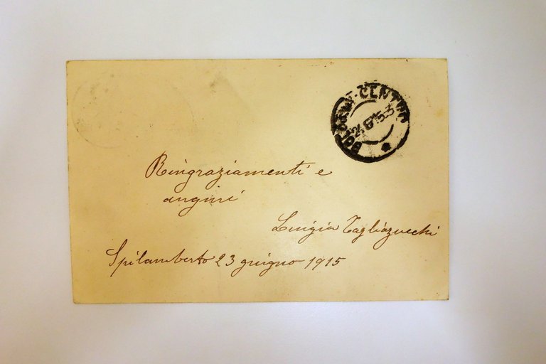 Cartolina Pro Corrispondenza Militari e Famiglia Modena 1915 WW1 Viaggiata