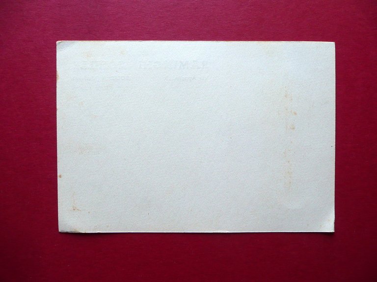 Cartolina Pubblicit‡ Sartoria Raminghi Achille Soliera Modena Anni '50