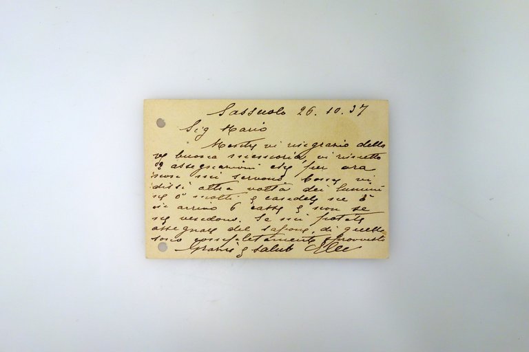 Cartolina Pubblicitaria a Colori Marsala Ferrero Caselli Sassuolo 1937 Maga … | Immagine Gallery 2