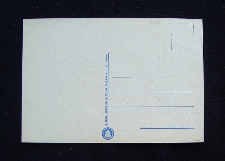 Cartolina Ravenna Esposizione d'Arte Contemporanea 1951 Massalombarda nv