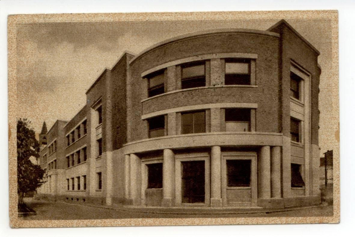 Cartolina Ravenna Liceo Ginnasio viaggiata 1947