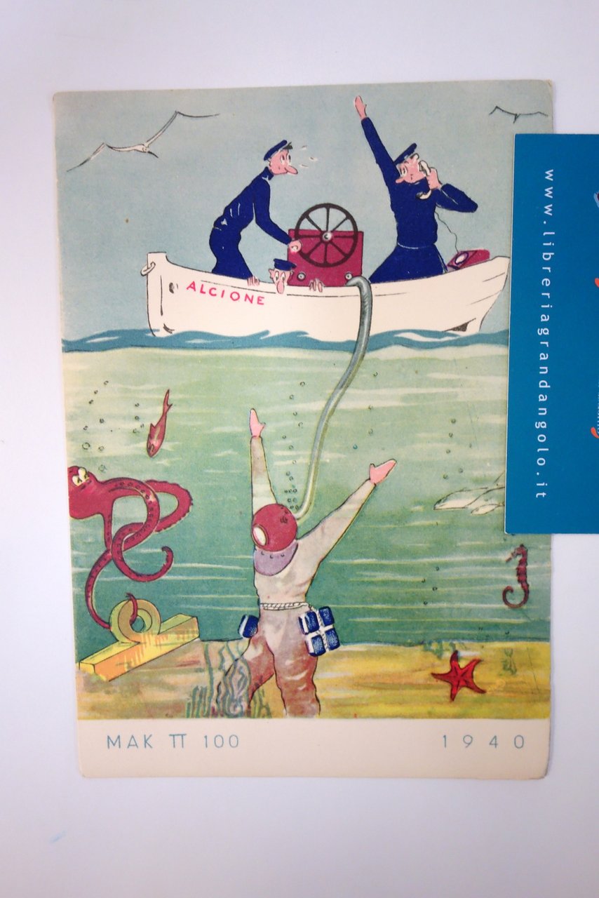 Cartolina Reale Accademia Navale Mak P. 100 Alcione 1940 non …