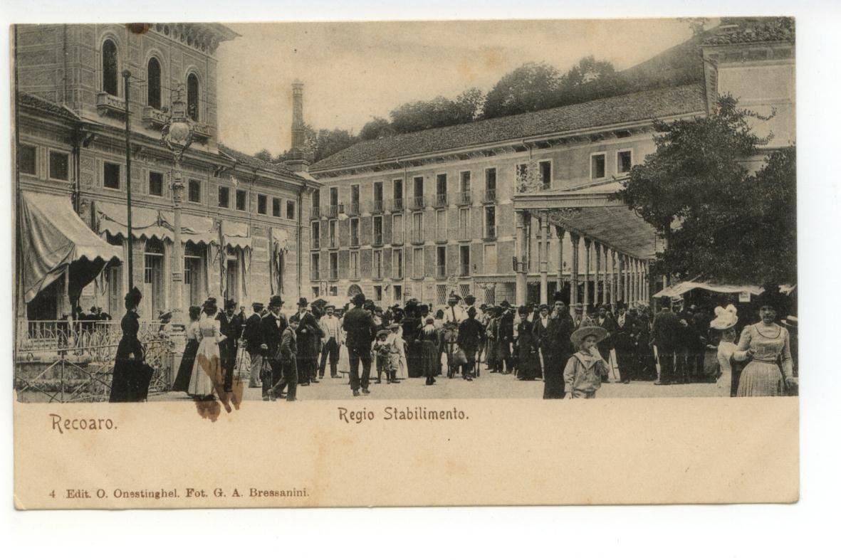 Cartolina Recoaro Regio Stabilimento non viaggiata Vicenza